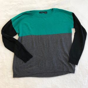 Color block sweater